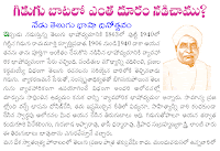 FROM THE NEWSPAPERS: Telugu Bhasha Dinotsavam
