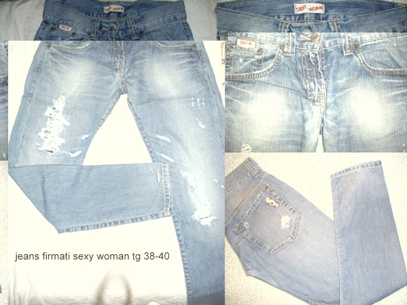 Modafashion20100 Jeans Sexy Woman Tg 38 40 Modello Skinny