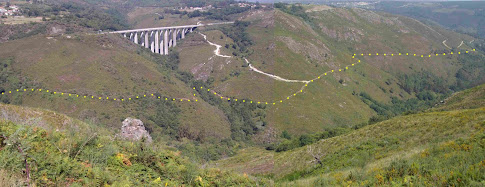 Vista panorámica do Camiño da Raiña: