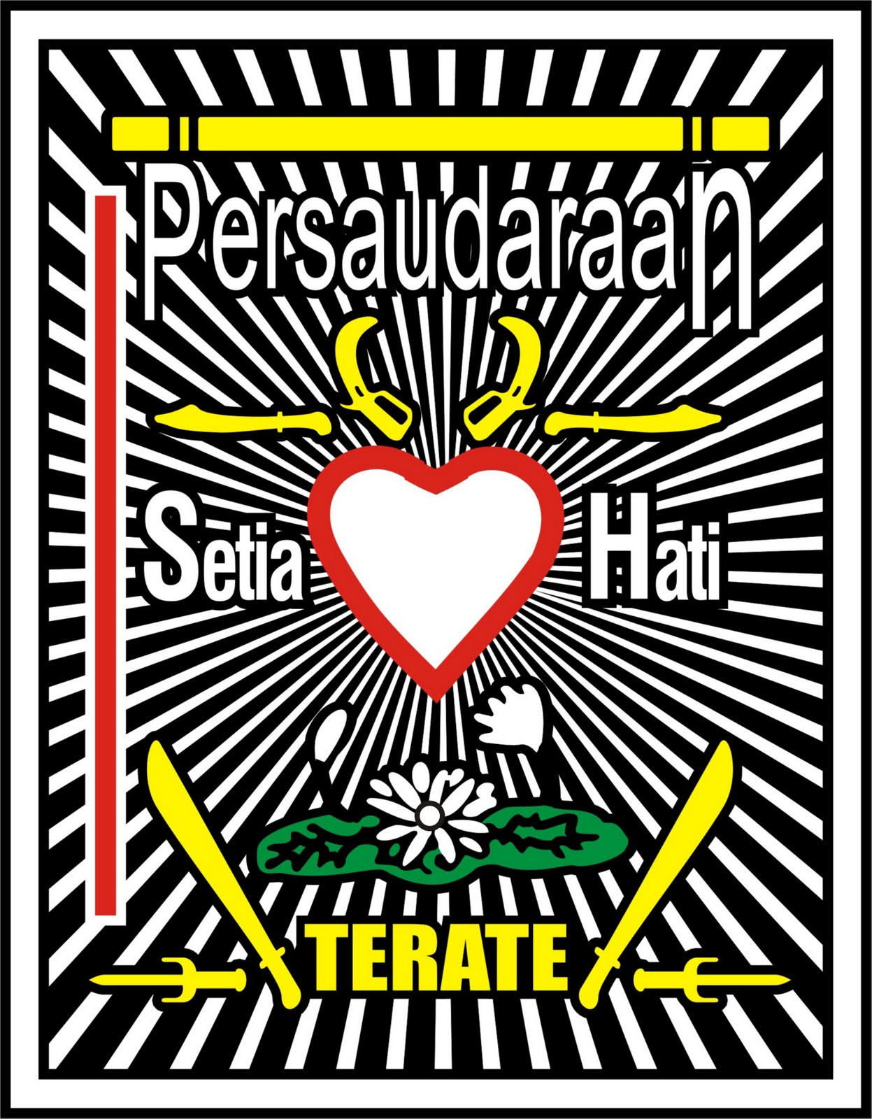 PERSAUDARAAN SETIA HATI TERATE KWANYAR Lambang Persaudaraan setia hati terate kwanyar lambang