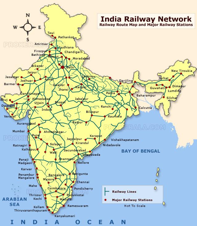 The India Blog Bharat Expedition India Railway Map