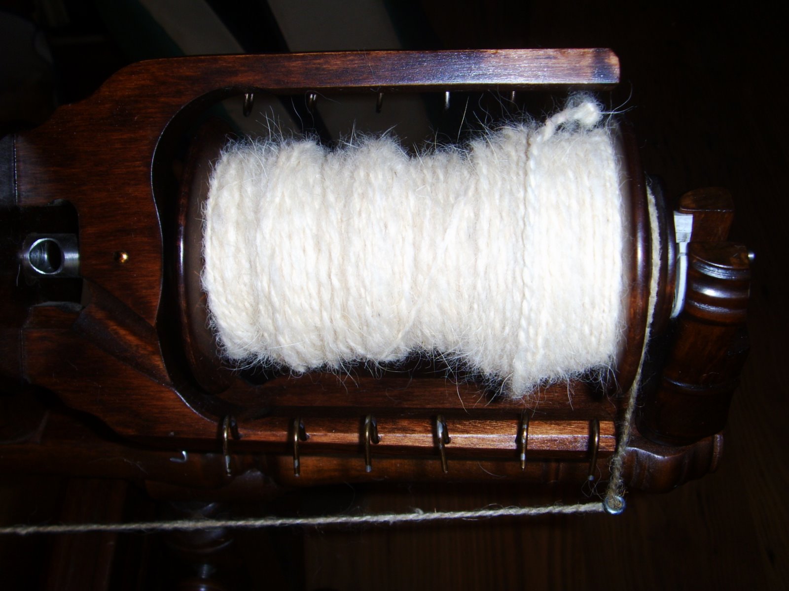 Spinning Dog fur into Keepsakes
