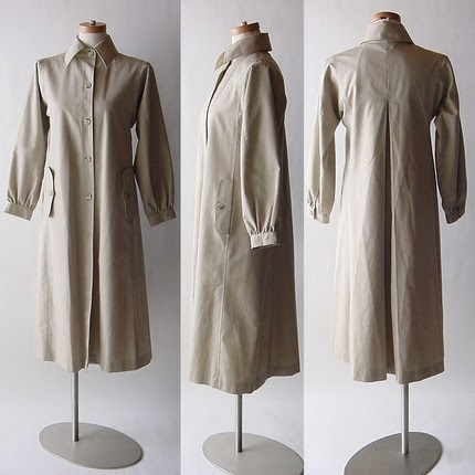 Vintage Convertible Trench Coat