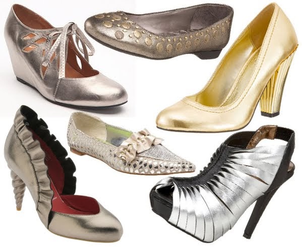 metallic shoes 2020