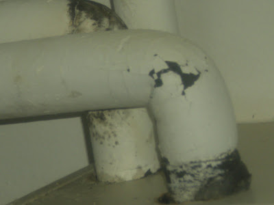 Someone Needs To Fix This Student Housing At Usc Piping Mcbryde This Is Piping That Was Coming From The Ventilation System Covered In Mold And Mildew