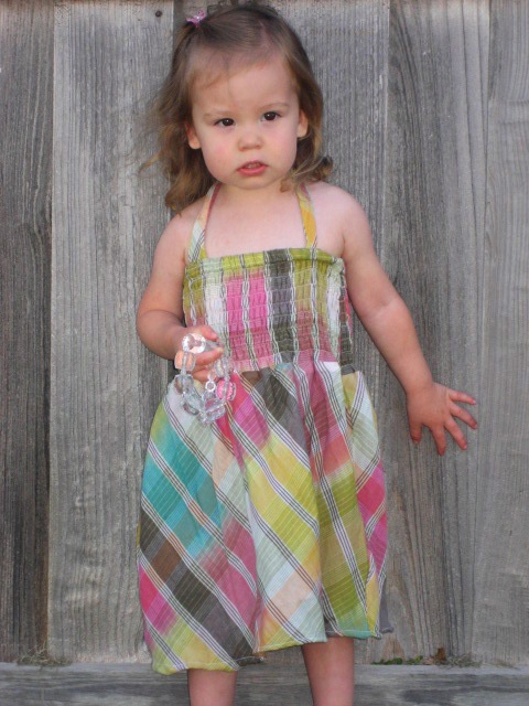 Southern Fried Living: Repurposed Skirt turned Toddler Dress