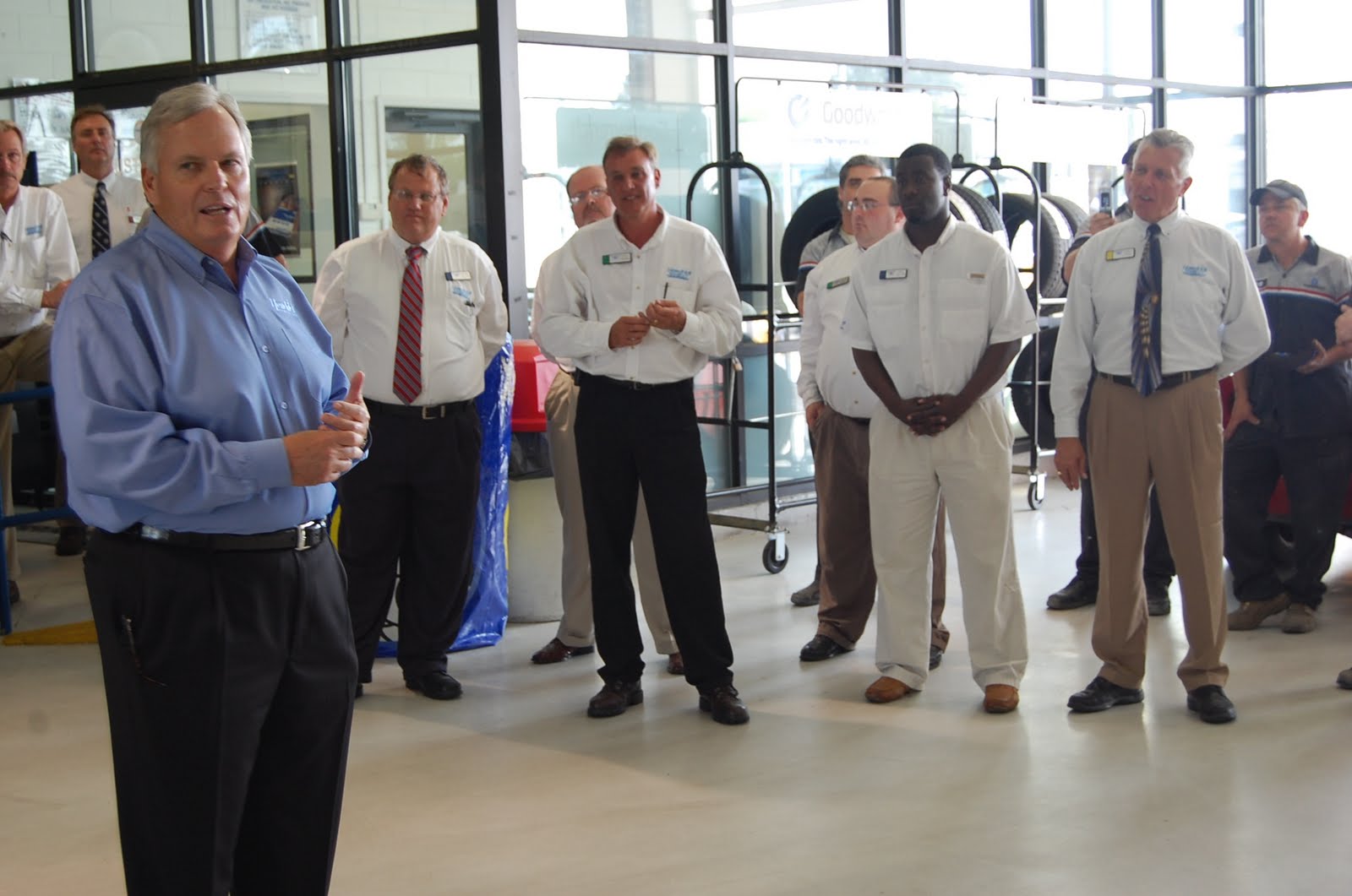Rick Hendrick Chevrolet Charleston News Rick Hendrick Visits the Chevy Store