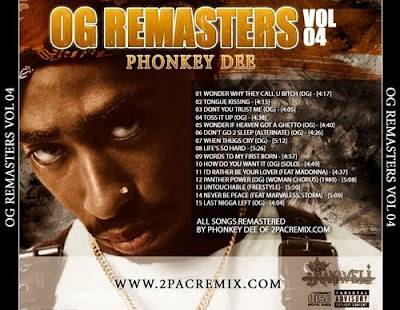 2pac remasters og vol rifa tupac siempre archives