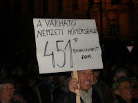 Tuntetes a sajtoszabadságért 2010 januar 14 Parlament beszamolo demonstracio