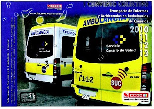 I Convenio Colectivo de Transporte de Enfermos y Accidentados en Ambulancias de Canarias
