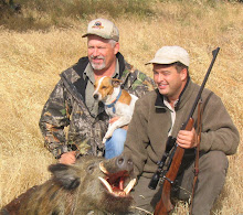 Camp Five chief guide Doug Roth (left) and Mark Buchanan with Mark’s SCI record boar.