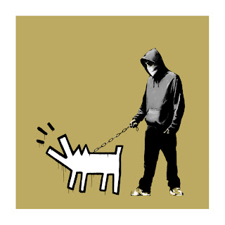 Banksy Choose Your Weapon Print Khaki