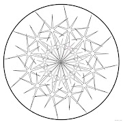 Ces étoiles à pointes inégales forment un bien joli mandala