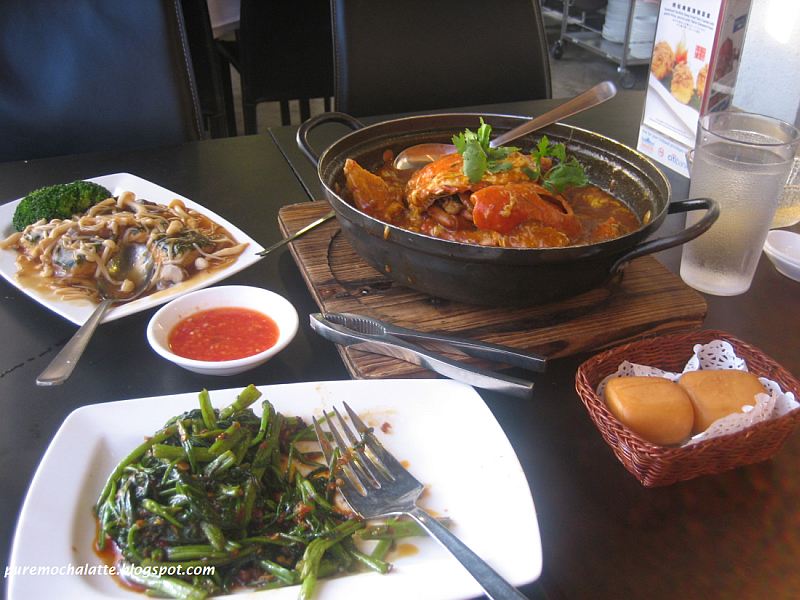 daily musings the finer things in life Jumbo Chili Crab Dempsey