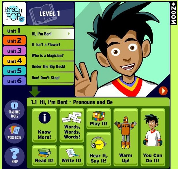 ICT in English Teaching - Group 1: BrainPOP ESL