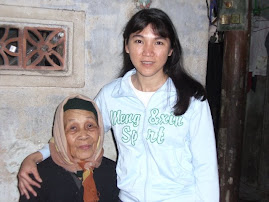 with my grandmother