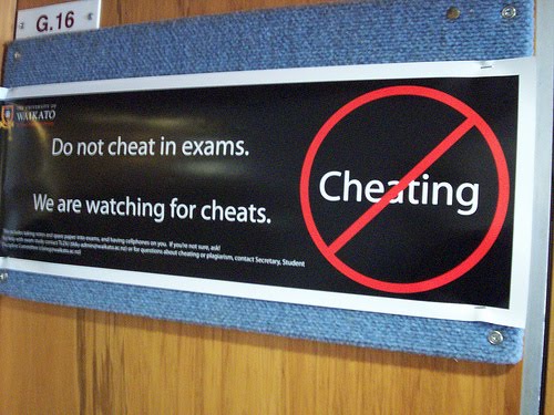 Cheat in exams