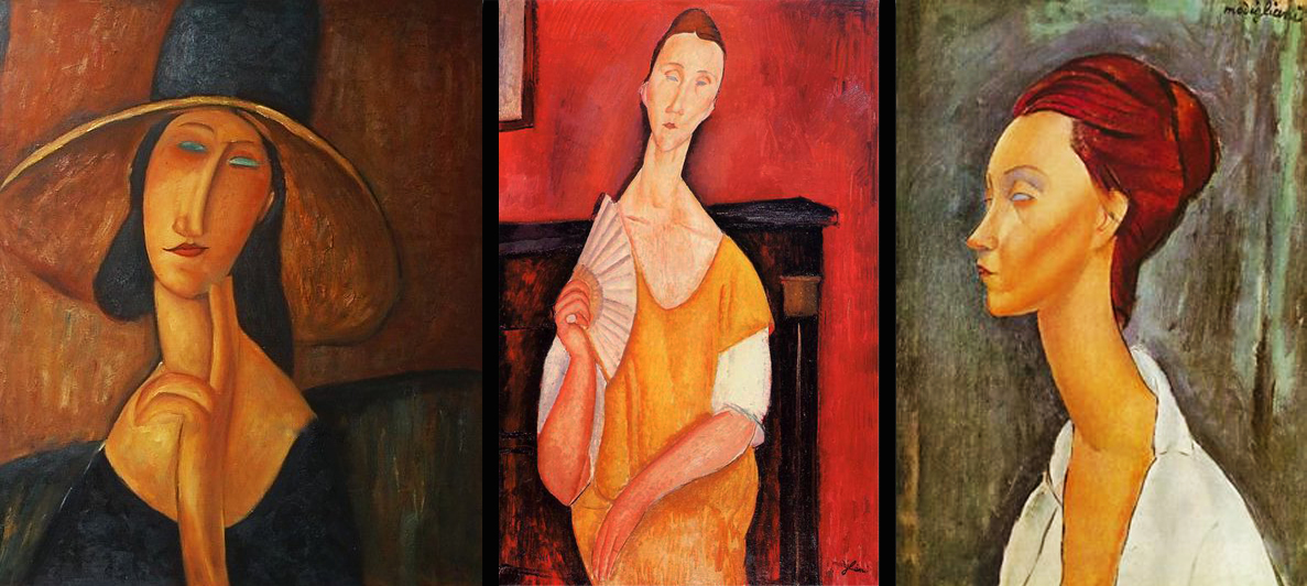 Modigliani Masks SCM_High_Low: high necks by Amedeo Modigliani