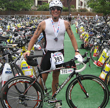 After the Race in the Bike Transition Area