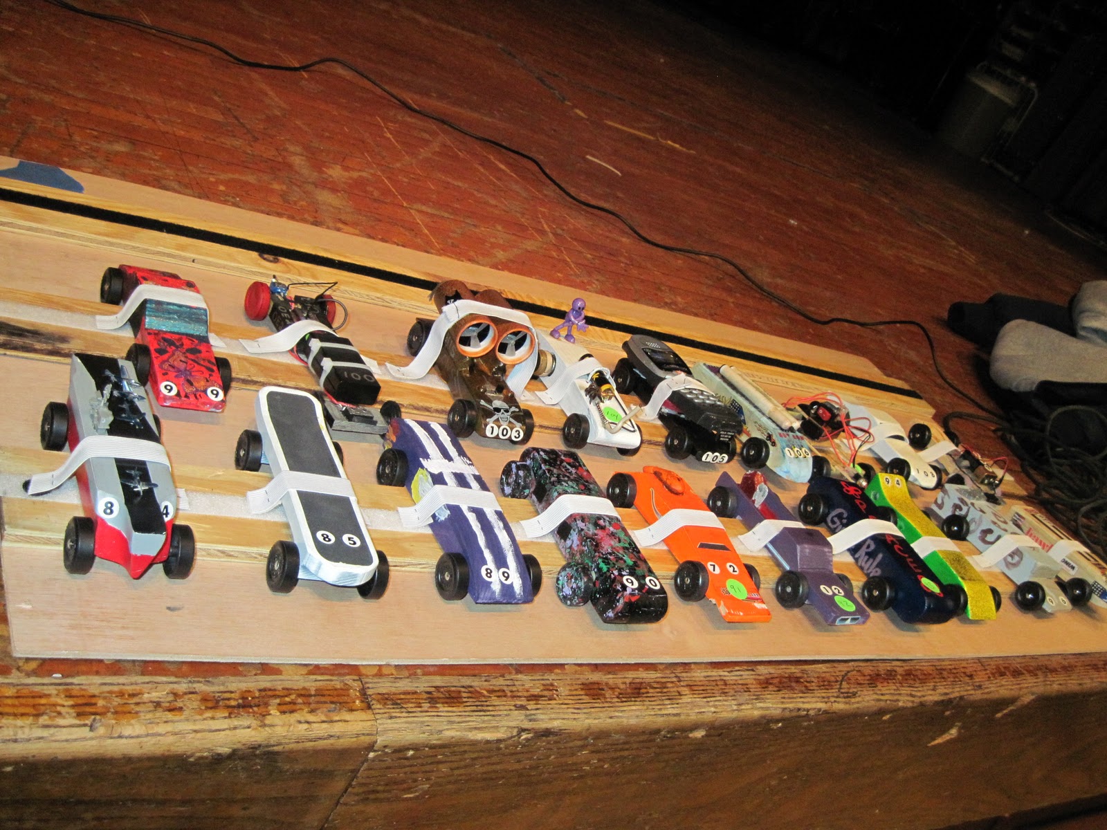 Frisco Kids Pinewood Derby cars how far do you go?