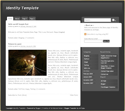 The Identity Blogger Template