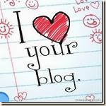 'I Love Your Blog' Award