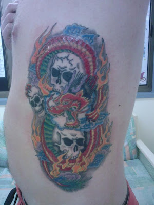 tattoo skull design color tattoo, art tattoo, body tattoo, popular tattoo