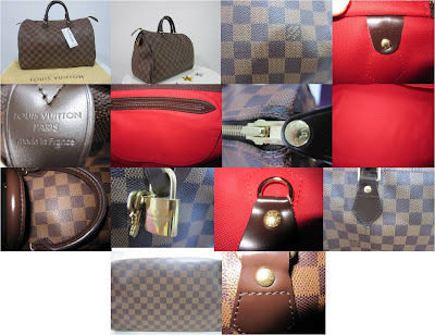 The Bags Affairs ~ Satisfy your lust for designer bags: LOUIS VUITTON DAMIER EBENE SPEEDY 35 ...