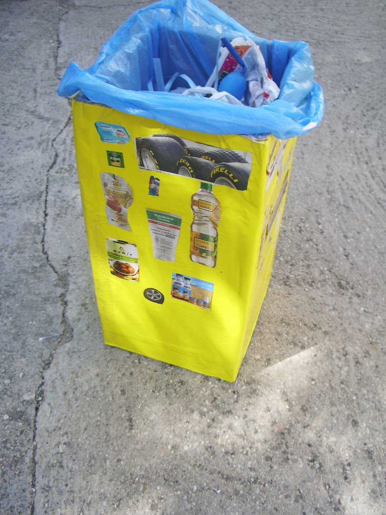 colores de cajas para reciclar
