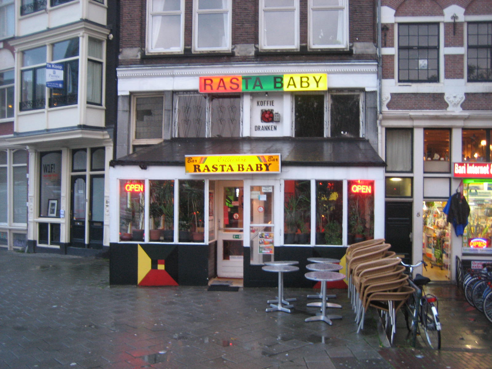 V is for Vagabond Wandering around Amsterdam on the First Night