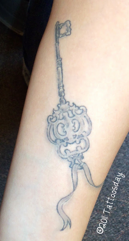 Skeleton Key Tattoo Akron