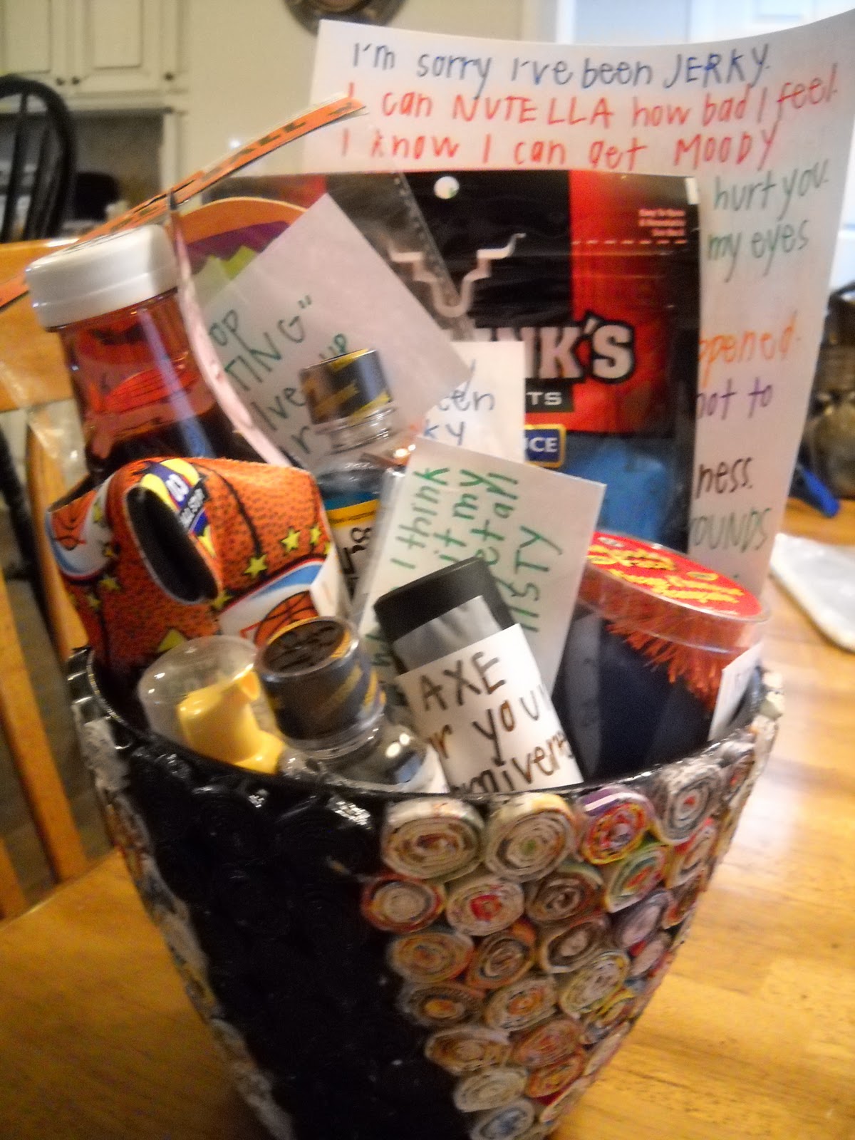 Snippets 'N Stuff Apology Basket