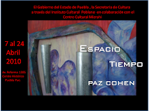 Espacio Tiempo / Paz Cohen