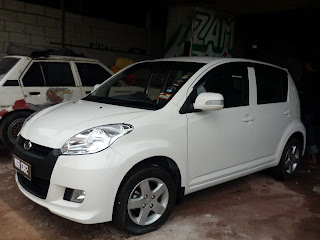  Myvi  accident wira tukar kulit pintu  azamaju sprayworks 