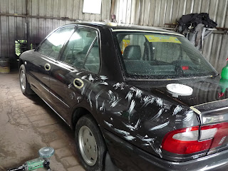 Proton Wira Kak Ani/cat luar/welding