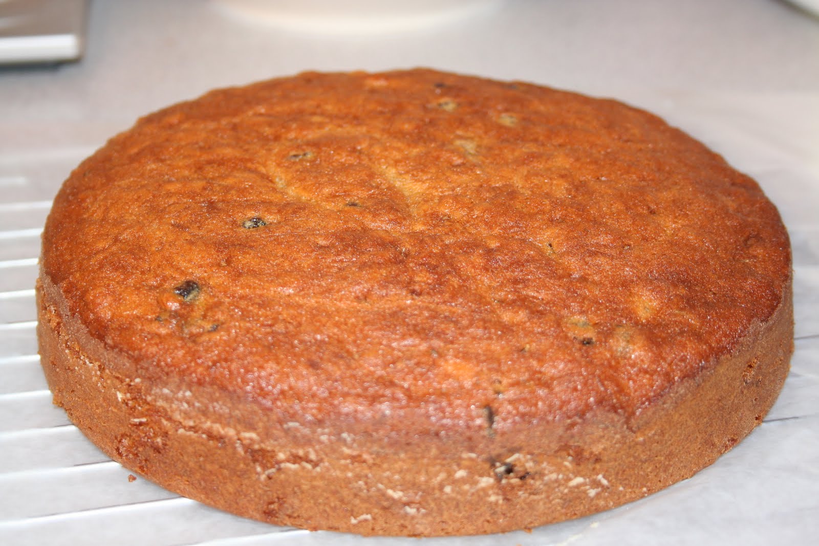 Banana Cake, Malibu Rum Glaze and Marshmellow Frosting