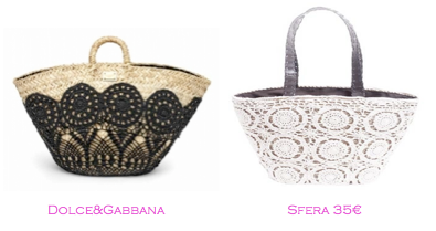 Capazos trendy: Dolce&Gabbana - Sfera 35€
