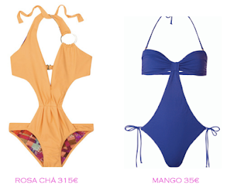 Comparativa precios trikinis para mucho pecho: Rosa Chá 315€ vs Mango 35€