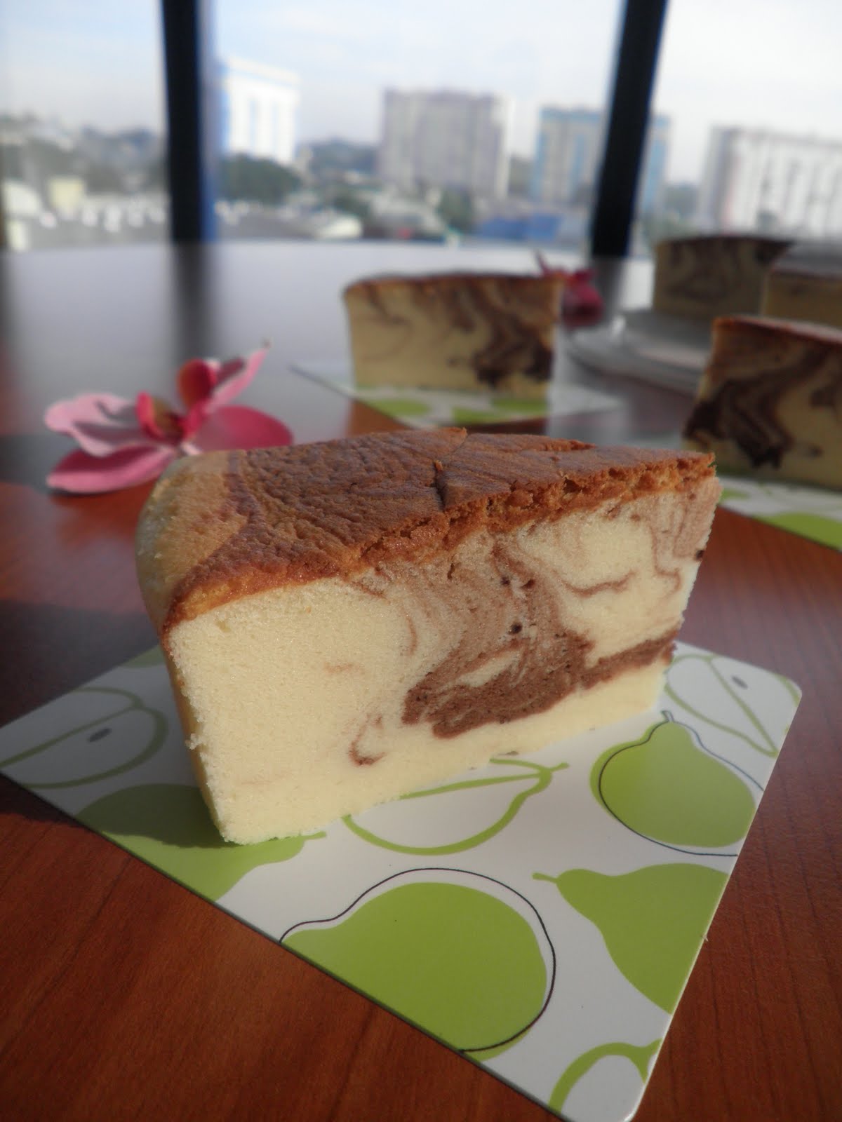 雙色大理石輕乳酪蛋糕（6吋）～簡單做蛋糕 by 茱茱小食 - 愛料理