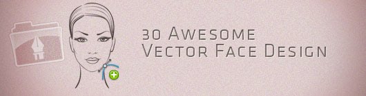 30 Awesome Vector Face Design