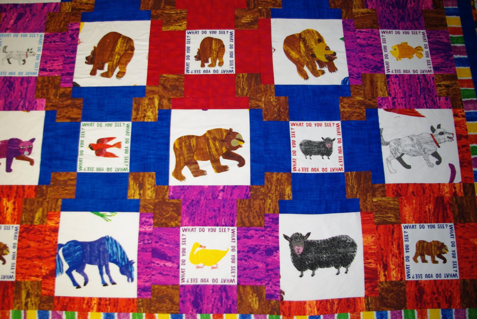 tamera quilts Joey's Brown Bear Quilt