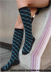 Criss-Cross Knee-Highs > colorful & modern, yet elegant
