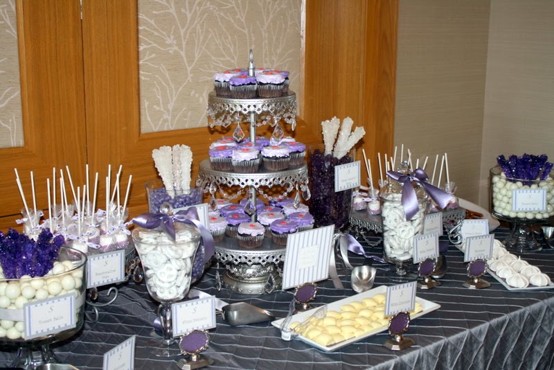 Enchanted Expectations: Purple and Silver Bridal Shower