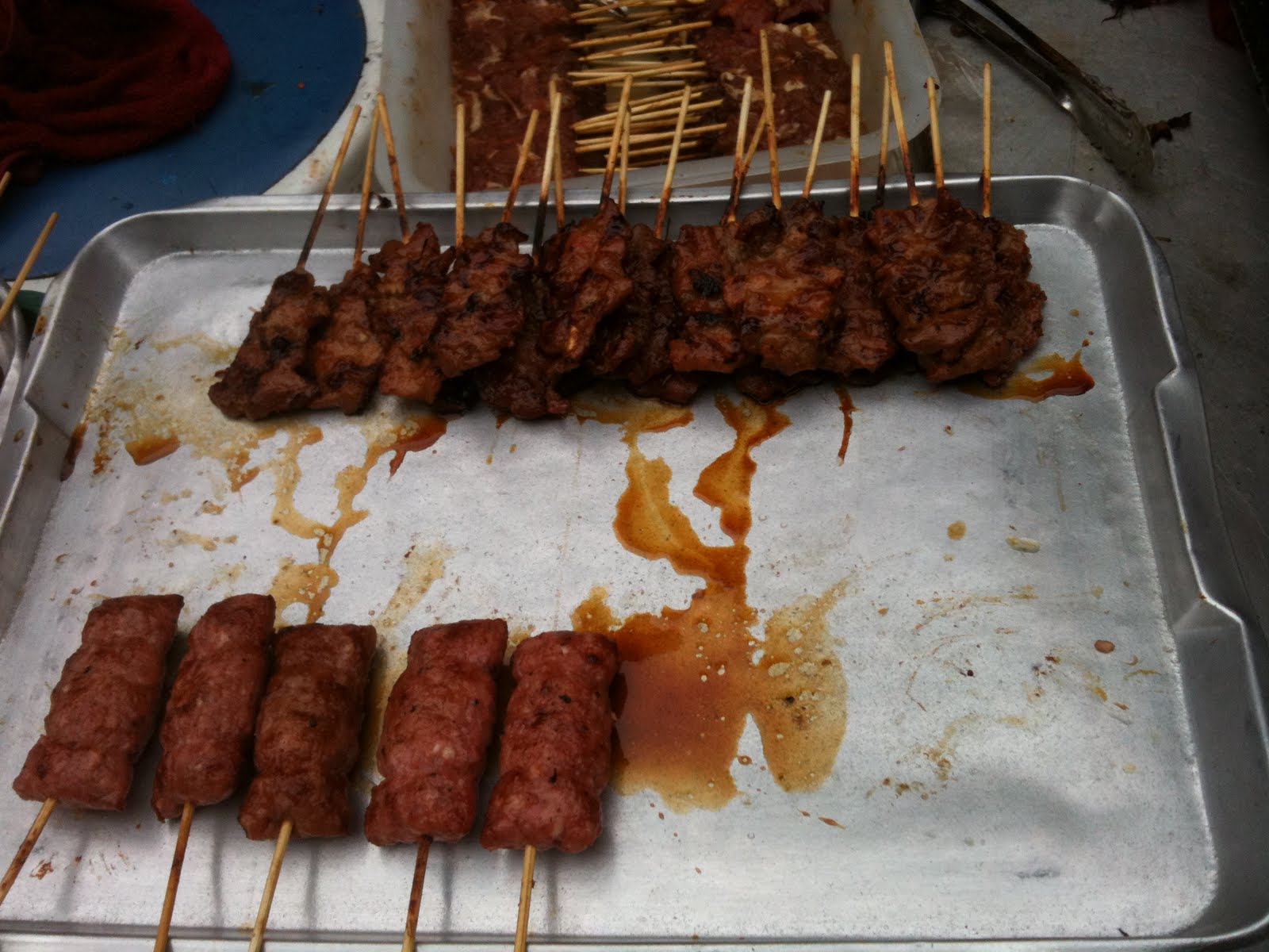 Martins in Thailand: Street meat