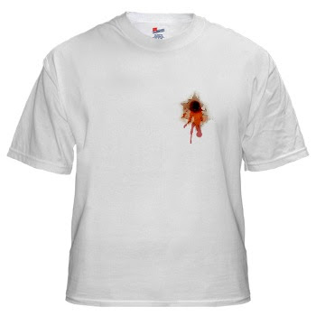 gunshot entry wound t-shirt