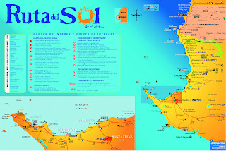 Mapas de Ecuador: La Ruta del Sol