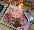 The Vintage Home Roses Mouse Mat