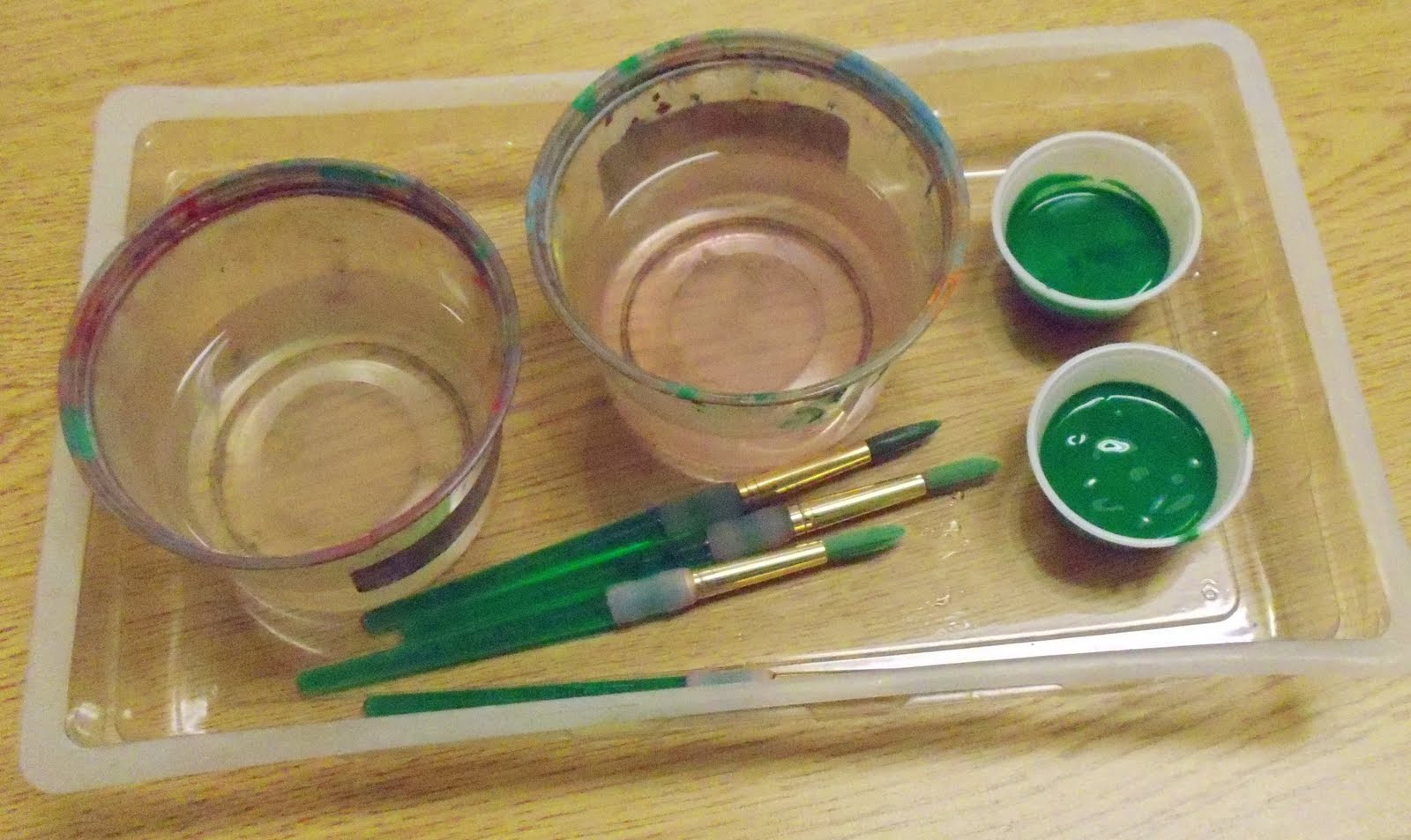 Hands, Head 'n Heart in the Artroom Simplify Tempera Paint