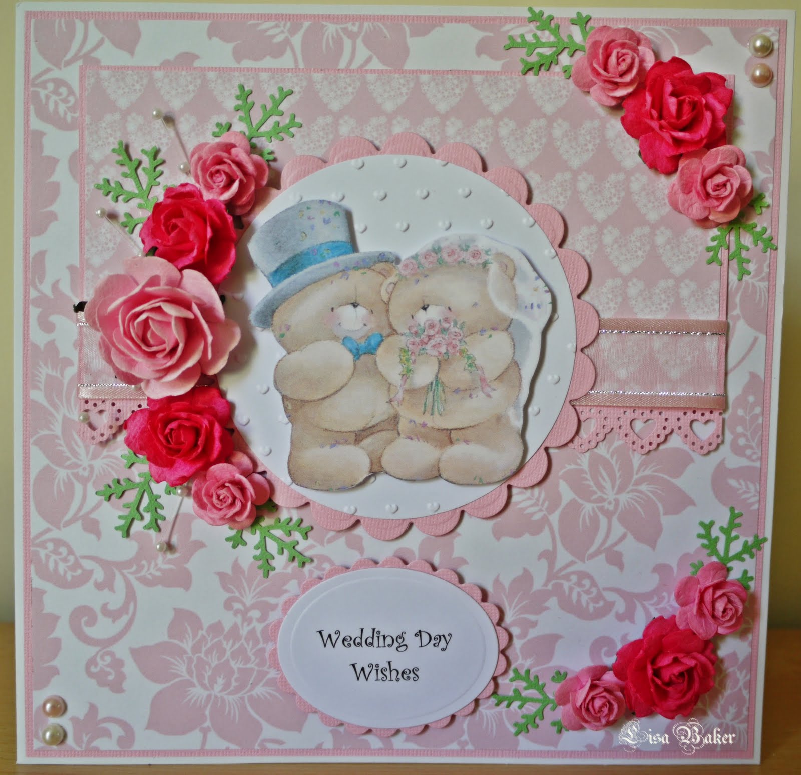 Crafty Moments Forever Friends Wedding Card
