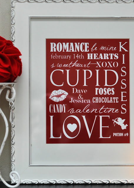 Valentine Subway Art Printable